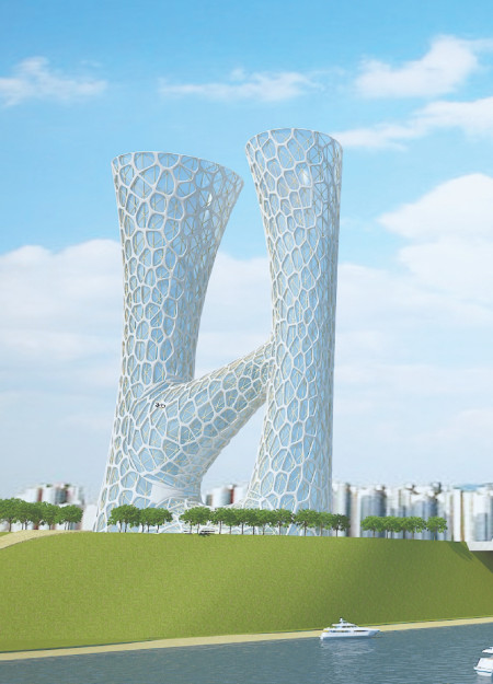 Cross-Laminated Timber Structure Integrating Air Purification and Vertical Gardens