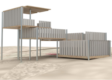 Rotating Observation Tower With Silicon Walkways Enhancing Wildlife Engagement  