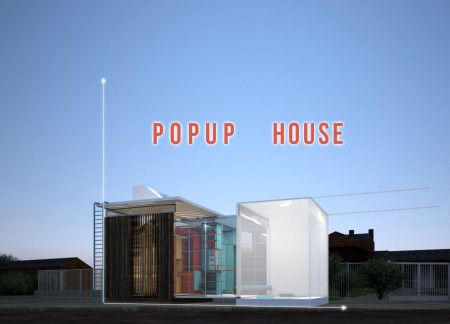 Translucent Polycarbonate Facade and Steel Framework in Compact Urban Living Solution