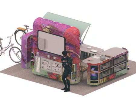 Sustainable Plywood Structure With Interactive Educational Features for Urban Communities
