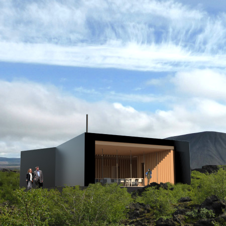 Charred Wooden Shingles and Sustainable Glazing Illuminate an Eco-Friendly Visitor Center