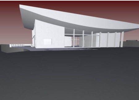 Caldera-Inspired Design Featuring Locally Sourced Timber and Expansive Glass Facades in a Lakeside Visit Center  