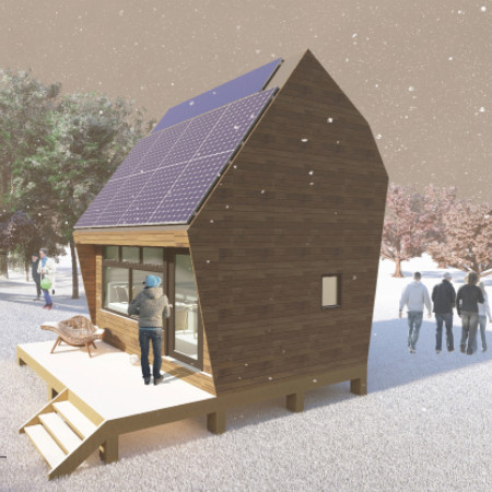 Sustainable Home Featuring Cross-Laminated Timber and Energy-Efficient Design Elements