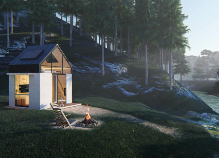 Reclaimed Wood and Expanded Polystyrene Create Resilient Shelter for Disaster Relief