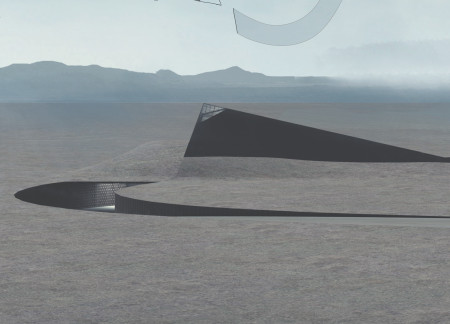 Underground Venue Crafted with Reinforced Concrete and Expansive Glass for Geological Exploration