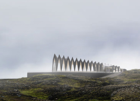 Charred Wooden Shingles and Cross-Laminated Timber Elevate a Sustainable Educational Space in Volcanic Landscape  