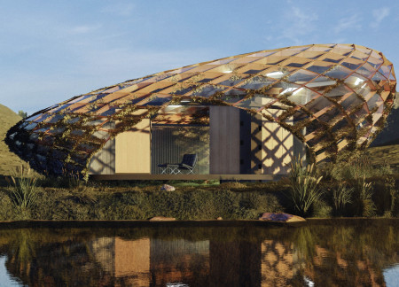 Charred Wooden Shingles and Cross-Laminated Timber Panels Define a Versatile Community Hub  
