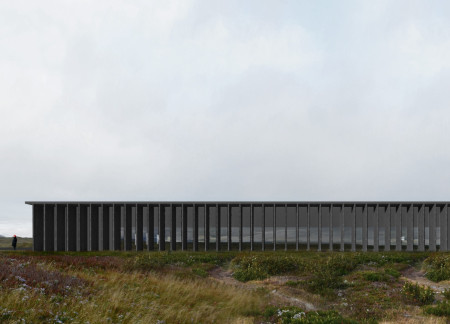 Crater-Shaped Structure Crafted With Engineered Timber Panels Emphasizing Celestial Observations  