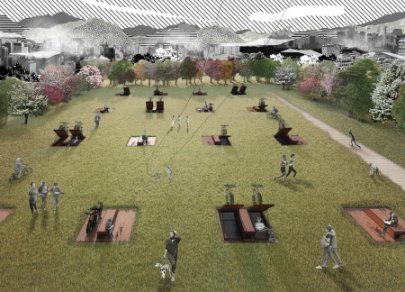Adjustable Timber Enclave with Sustainable Aluminum Features in Urban Landscape