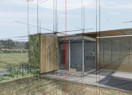 Bamboo Walls and Vertical Gardens in a Flexible Rural Residence  