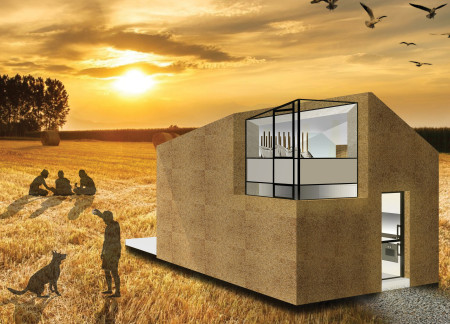 Sustainable Living With Reclaimed Timber and Straw in a Compact Microhome