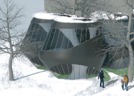 Modular Housing Integrating Water Harvesting Systems With Composite Plastic Construction