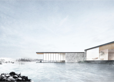 Basalt Stone Integration and Precast Concrete Structure Enhancing Thermal Comfort in a Nordic Retreat