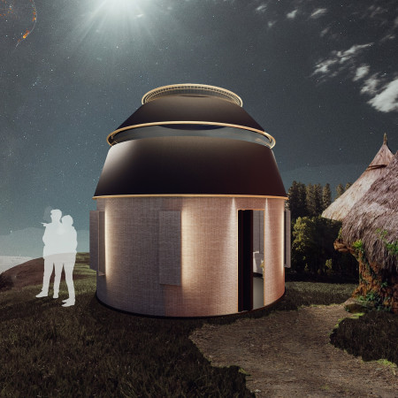 Community Habitat Utilizing Lightweight Reclaimed Steel and PTFE Membranes for Sustainable Living in the Amazon