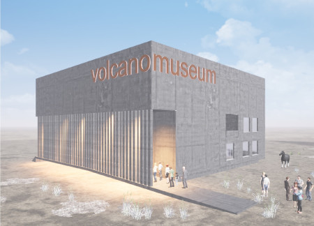 Exposed Concrete and Natural Light Create a Learning Environment Amid Volcanic Landscapes