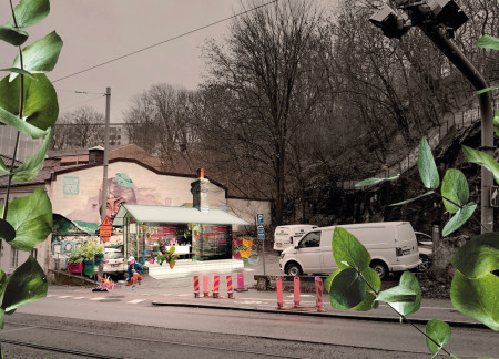 Biodegradable Materials and Recycled Aluminum Create a Compact Sustainable Living Space  