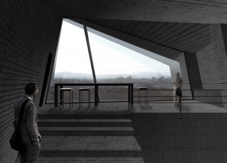 Subterranean Visitor Center Featuring ETFE Roofing and Geothermal Sustainability