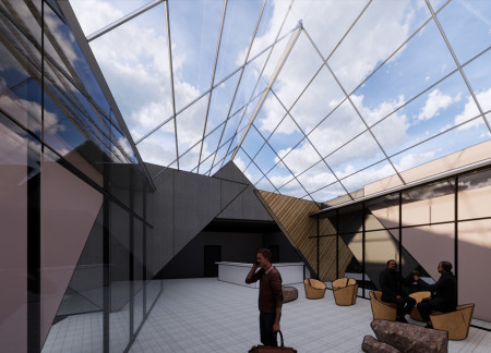 Charred Wooden Shingles And Cross-Laminated Timber Envelop A Geothermal Sanctuary