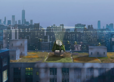 Charred Wooden Shingles and Green Roofs Define Sustainable Modular Living Solutions  
