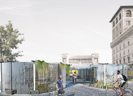 Curvilinear Structure with Polycarbonate Walls and Green Roof for Community Reading Space