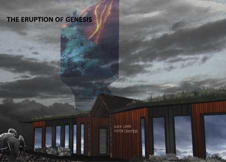 Charred Wooden Shingles and Cross-Laminated Timber Panels Create a Volcanic Visitor Center Experience  