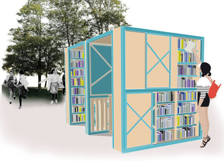 Repurposed Timber Structure Utilizing Sustainable Materials for Community Engagement  