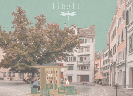 Plywood Pavilion With Folding Roof Serves As A Portable Community Library