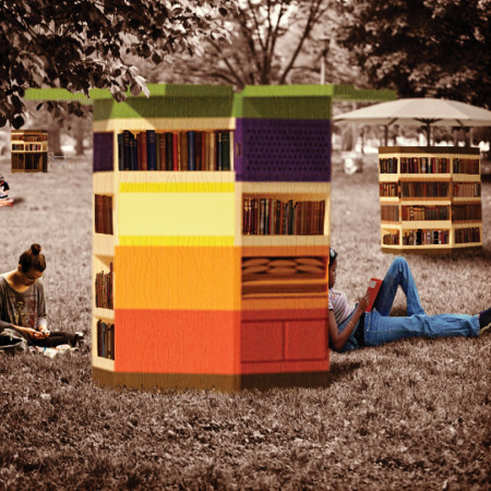 Public Library Featuring Cross-Laminated Timber and Charred Wood Architected for Community Engagement