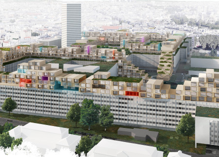 Charred Wooden Shingles and Cross-Laminated Timber Create Dynamic Urban Living Spaces