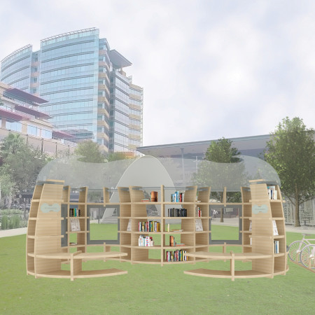 Bamboo-Framed Structure Enhanced With Aerogel Insulation for Public Reading Space  