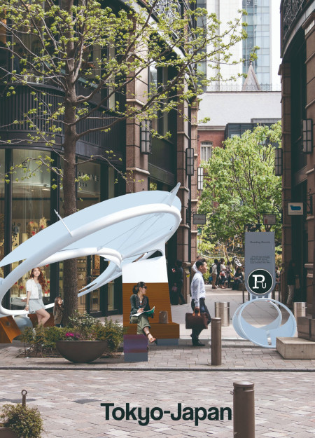 Tensile Fabric Structures Enhanced by Natural Foliage in Urban Reading Spaces  