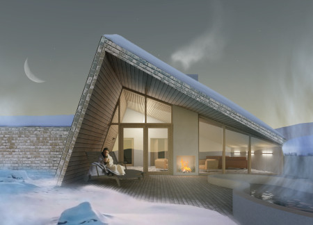 Curved Form Crafted From Charred Wooden Shingles and Triple-Glazed Windows Inviting Community Engagement
