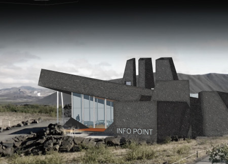 Panoramic Glass and Ecological Mortar Blend in Sustainable Visitor Center Design