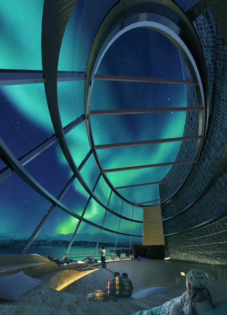 Gabion Walls and Local Stone Enhance Visitor Experience in An Icelandic Observation Hub
