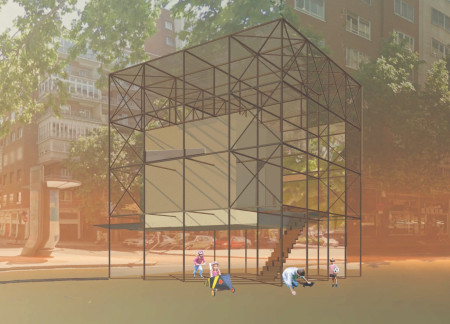 Electromagnetic Shielding With Polycarbonate Facades in A Compact Urban Retreat  
