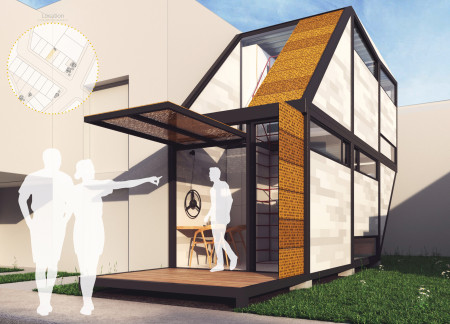 Charred Wooden Shingles and Bioclimatic Panels Define Stackable Living Solutions in Urban Colombia  
