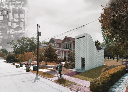 Recycled Plastic Panels and Terracotta Masonry Create a Sustainable Micro Home Solution