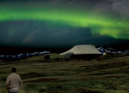 Curvilinear Concrete Volume Embracing Geothermal Essence in an Earth-Sheltered Museum