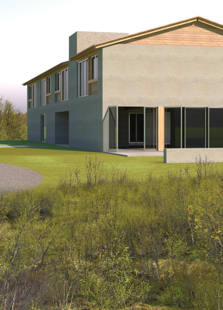 Turf and In-Situ Concrete Guesthouse Blending Tradition With Modern Functionality  