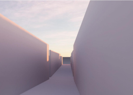 Lava Stone Structure Embracing Natural Light and Wind Responsiveness Within a Volcanic Landscape
