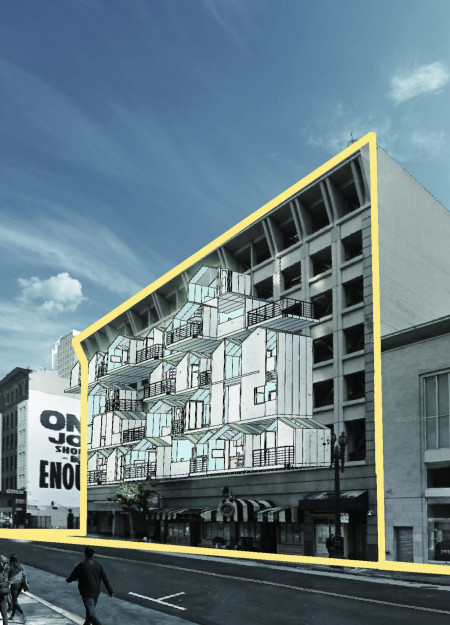 Repurposed Parking Garage Transformed With Concrete and Glass Into Modular Urban Housing  