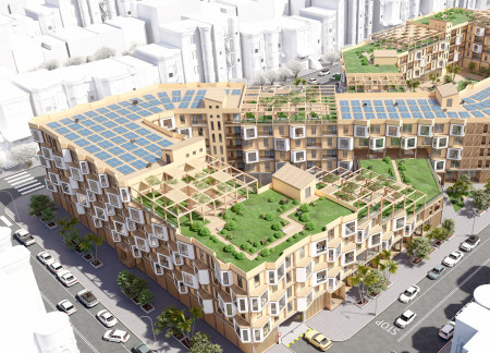 Charred Wooden Shingles and Cross-Laminated Timber Form a Communal Haven in Urban Housing