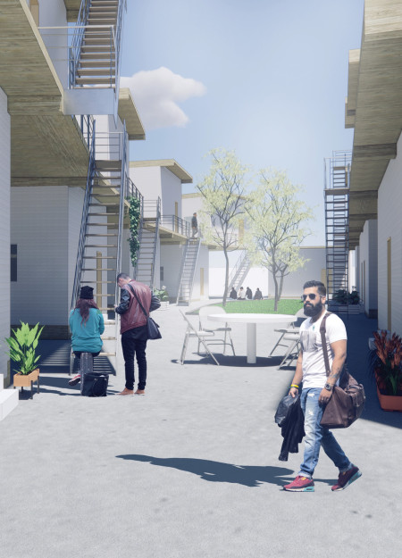 Cross-Laminated Timber Framework Enhanced by Charred Shingles for Sustainable Urban Living