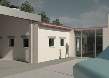 Biomass Heating and Polished Screed Envelop a Wine Tasting Room in a Harmonious Landscape