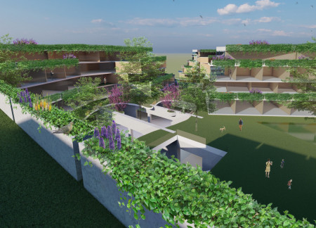 Cross-Laminated Timber Framework With Rooftop Gardens Enhances Urban Living Experience  