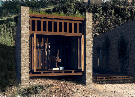 Timber Beams and Stone Walls Creating a Hillside Sanctuary for Wellness  