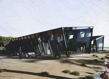 Rammed Earth Walls and Wind Towers Create a Sustainable Oasis for Ecological Education