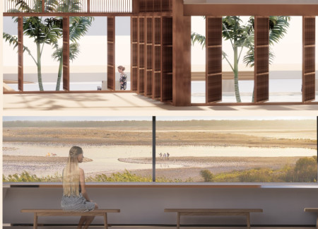 Mudbrick Symbiosis and Sustainable Design in a Wetland Visitor Center