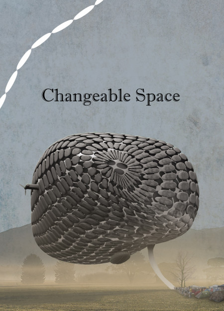 Buoyant Structure Utilizing Helium and Flexible Caoutchouc for Adaptive Community Spaces