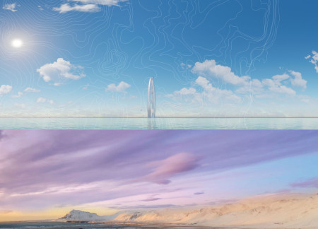 Submersible Foundations And Recycled Aluminum In A Sustainable Coastal Habitat  